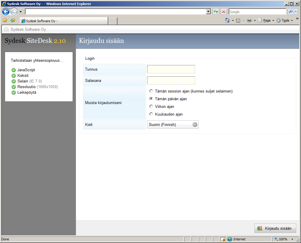 Login